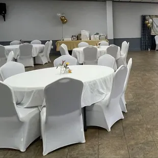 Set up for a Couples Shower