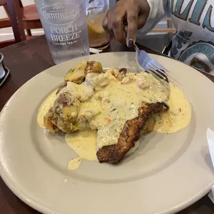 Stuffed Blackened Redfish