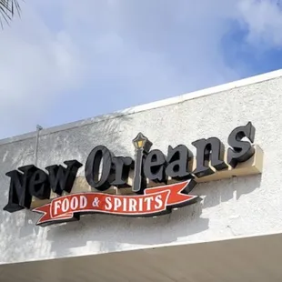 sign on building