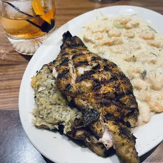 Stuffed Grilled Catfish*