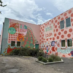 the exterior of the building