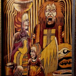 Inside the self guided tour at the museum