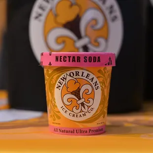 a cup of ice cream
