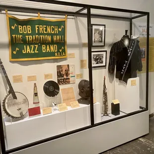 Bob French The Tradition Hall Jazz Band exhibit at the New Orleans Jazz Museum