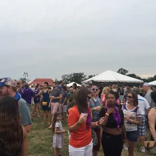 So crowded but good food and great beer