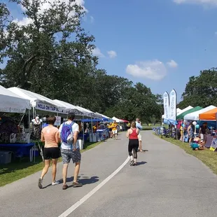 Vendors are all set up and ready