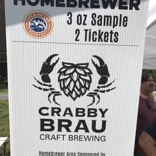Finally had a booth in the homebrew section this year and it was a success!!!   Sold out of 3 different brews