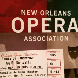 Donizetti Live Mahalia Jackson Opera Blends Music Genres  #NOLA_Haiku #Haiku #MahaliaJacksonTheater #NewOrleansOpera #NOLAOpera