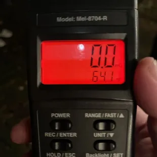 One of the tools we learned about (a MEL meter)
