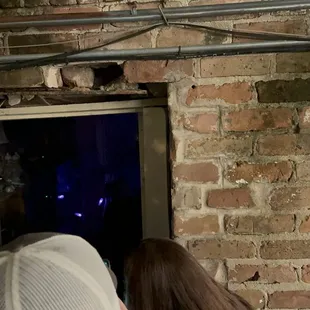 Peeking in