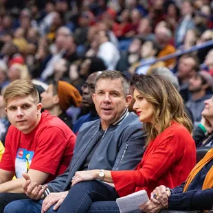 Sean Payton @ the Pelz game last nite.