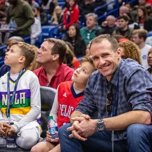 Drew Brees in Da house @ the Pelz game last nite.