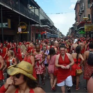 Red Dress Run, Bourbon St.