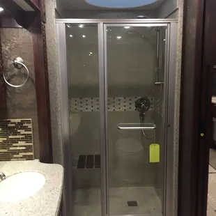 Monaco Diplomat shower is as good as a home shower,