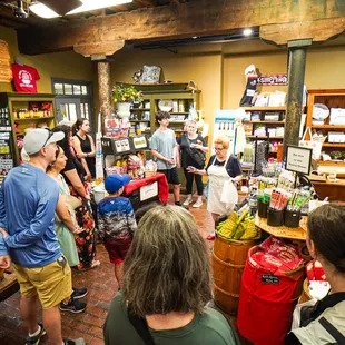 Before you come in, the chef does a roll call to ensure you're in the right group.