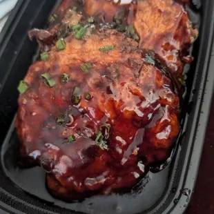 Beef egg foo young
