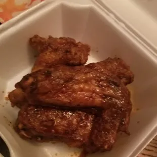 Hot teriyaki wings