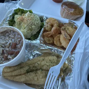 Shrimp and Catfish Basket