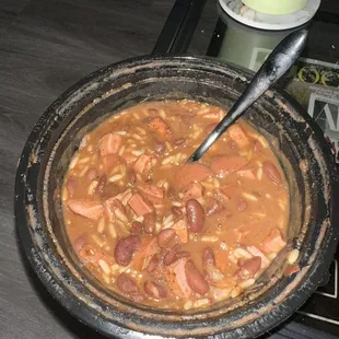 Red beans and Red Beans &amp; Rice with Sausage