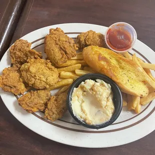 Fried Oysters &amp; Shrimp