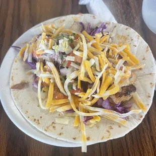 Mahi-mahi Tacos single