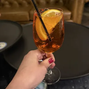 Aperol spritz to start the paranormal experience