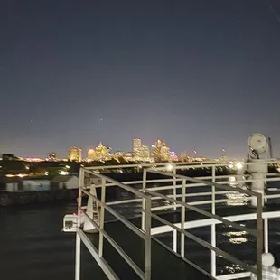 The city was very pretty at night. The picture did not do it justice.
