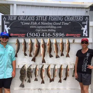 My crew today was a mother / son team who chose a New Orleans fishing charter to end there vacation with a bang...