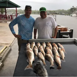 It was a lil wet today fishing in New Orleans. The fish didn't seem to mind neither did the fishermen...