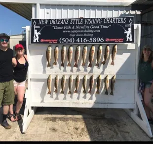 Fun day of New Orleans fishing for this Las Vegas crew. They left the glitter and lights of Vegas to come catch the gold beau...