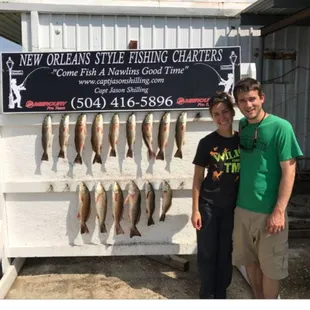 It was another good day of New Orleans fishing with Mr Jessie. Coming to the dock with a limit or red fish and a day of memor...
