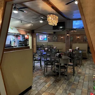 Lots of indoor seating.