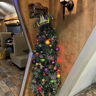 Mardi Gras tree!