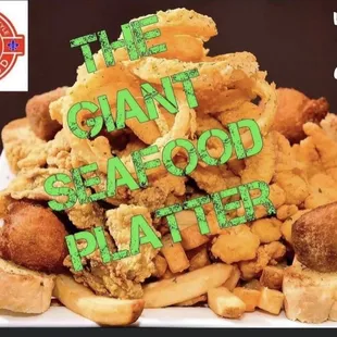 The GIANT SEAFOOD PLATTER!!!!