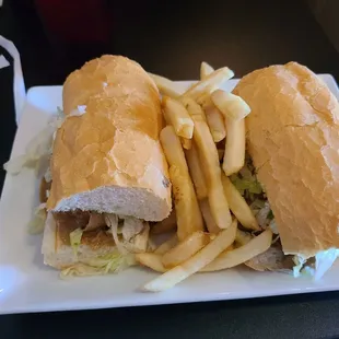 Roast Beef Po-Boy w/Fries