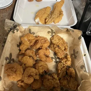 Seafood platter