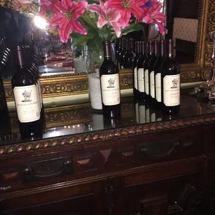 The wines are waiting for us