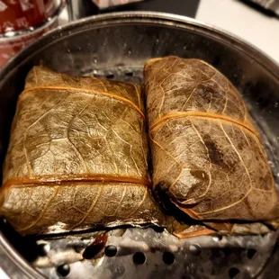 Sticky Rice in Lotus Leaf