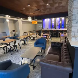 the interior of the restaurant