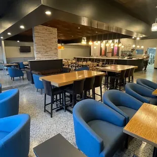the interior of the restaurant