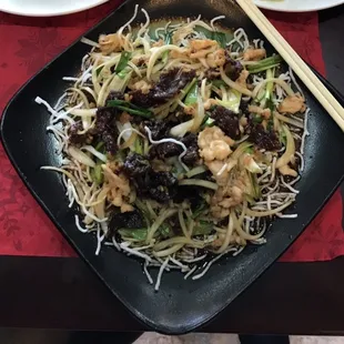 Mongolian Beef and Chicken