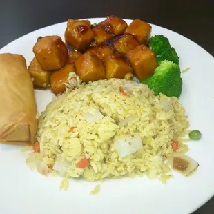 General Tso's Tofu Lunch Special
