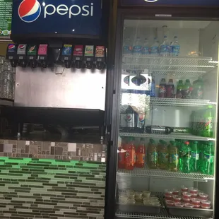 Sofa machine &amp; drink area