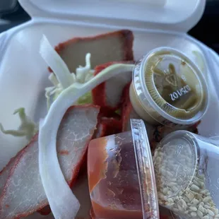 Cold bbq pork