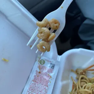 These must be the same tiny shrimp they put in cup of noodles