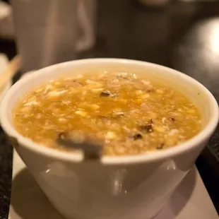 Minced Beef with Egg White soup