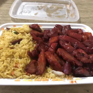 Boneless spare ribs combo