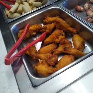 Delicious chicken wings at Lunchtime!