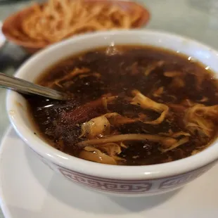 Hot and Sour Soup (does not contain meat)
