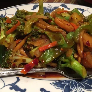 Broccoli with garlic sauce